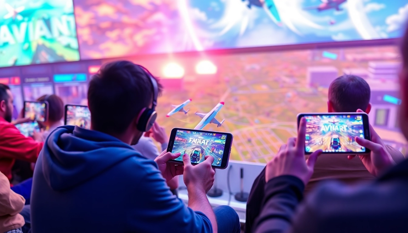 Aviator game online showcase with players flying virtual planes, colorful controls, and immersive interface ensuring high engagement.