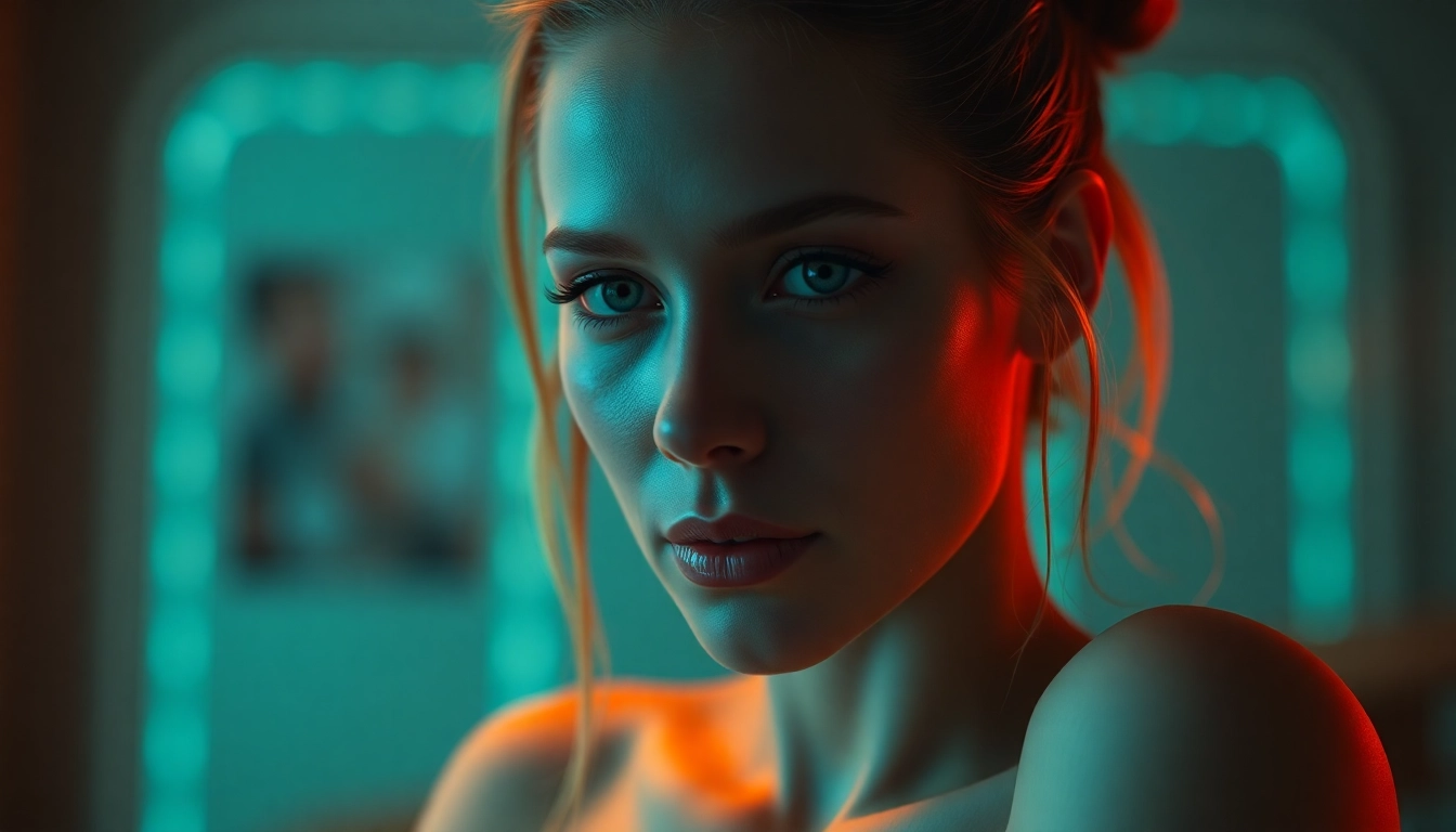 Experience an AI Porn Generator scene: hyperrealistic virtual companion portrait, cinematic lighting.