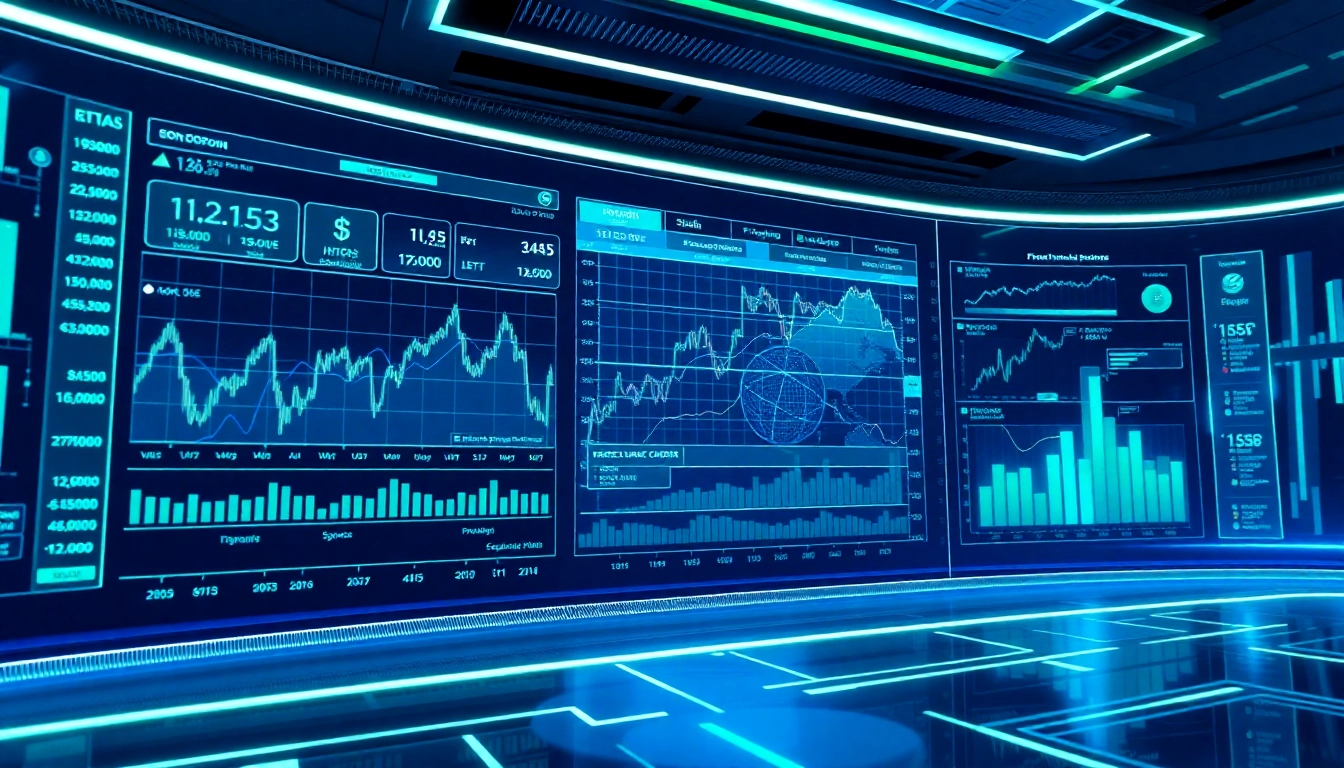 Aicoin digital finance platform displaying real-time market data with dynamic charts and